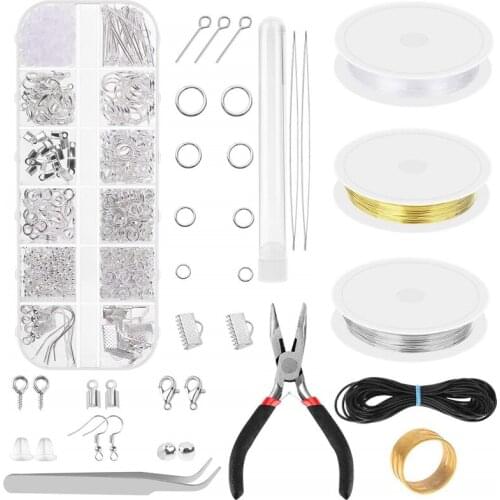 Jewelry Findings Set Jewelry Making Kit Jewelry Findings Starter Kit Jewelry Beading Making And Repair Tools Kit
