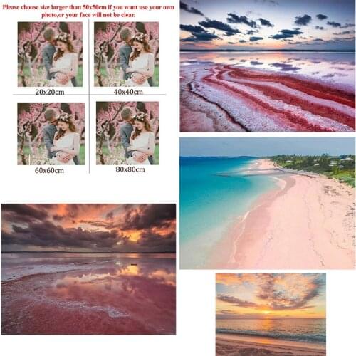 Diamond Painting Landscape 5D Diy Sea View Area Square Diamond Round Diamond Full Diamond Custom Cross Stitc Mosaic Home Decora