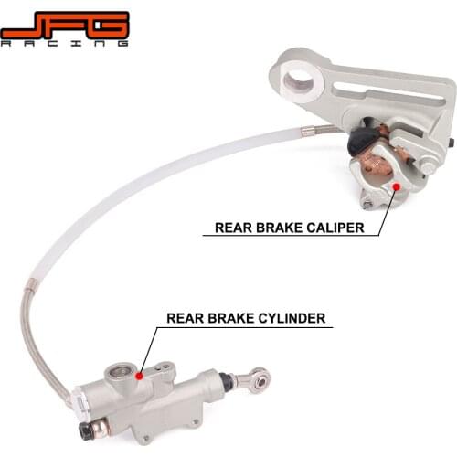 Motorcycle Aluminum Rear Brake Pump Caliper Cylinder Kit For KTM SX XC SXF XCF FC TC FS FX 125 150 250 300 350 450 Dirt Bike