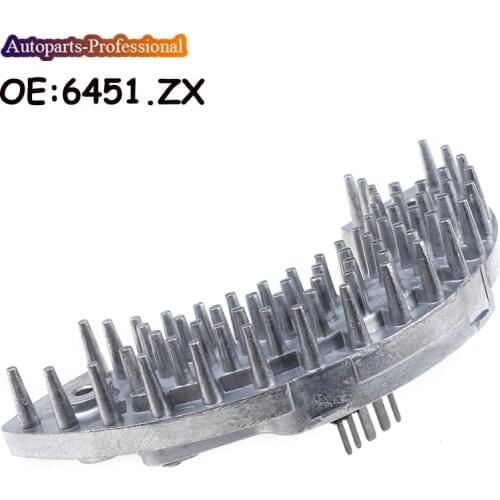 Car 6451.ZX 6451ZX 6451 ZX New Heater Blower Motor Resistor Fan Regulator For Peugeot 206 307 Hatchback SW Citroen Xsara Picasso