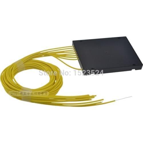 Free Shipping 1x8 ABS Box 1*8 PLC Splitter Module Fiber Optical PLC Splitter Without Connector