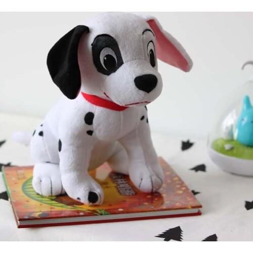 Free Shipping 28cm Cartoon 101 Dalmatians Dog Stuffed Animal Plush toy boy Soft doll for kids gift
