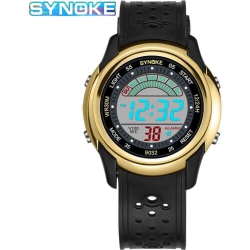 SYNOKE Girls Boys Watches LED Electronic Digital Watch For Boys Girls 30M Waterproof Wristwatch Clock Montre Enfant Reloj