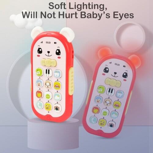 Baby Phone Toy Mobile Telephone Early Educational Learning Machine Kids Gifts Telephone Music Sound Machine Electronic Baby Toy