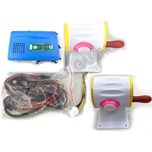 DIY Arcade fishing game machine parts kit with fishing joystick rocker catcher with button and motherboard with wires cable