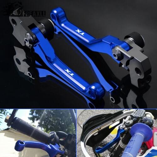 For HUSQVARNA TX125-300 2017 2018 Printing Aluminum Pit Dirt Bike Pivot Brake Clutch Levers Motorbike Parts Motorcycle Dirtbike