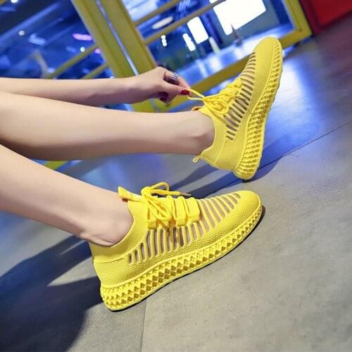 Breathable Sneakers Women Shoes Sports Casual Shoes Woman Summer Fitness Wild Student Net Walking shoes