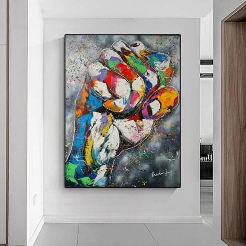 Graffiti Art Colorful And Decorative Oil Painting Wall Art Abstract Canvas Painting Creative Pictures Posters And Home Decor
