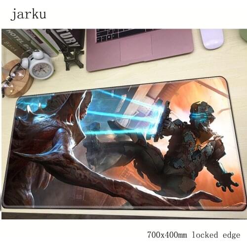 Dead space mousepad gamer 700x400X3MM gaming mouse pad large Christmas notebook pc accessories laptop padmouse ergonomic mat