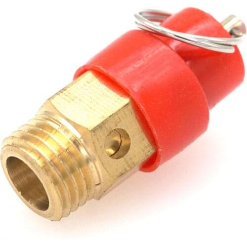1/4" BSP male Thread 43 PSI Brass Air Compressor Safety Relief valve Pressure switch Pop-off valve Release Valves
