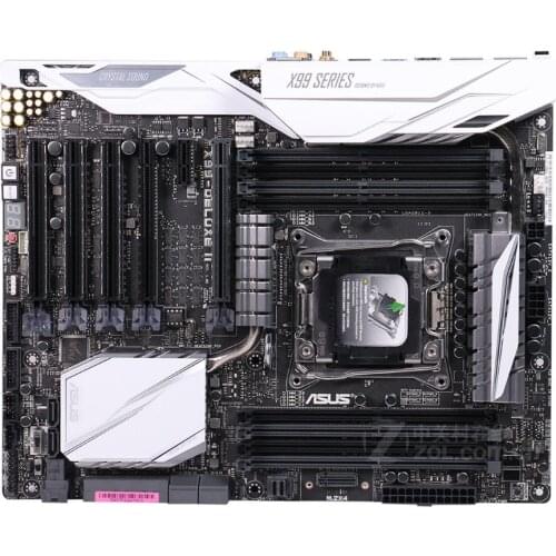 Free shipping original motherboard for ASUS X99-DELUXE II Desktop DDR4 LGA 2011-V3 USB2.0 USB3.0 128GB X99 Desktop motherborad