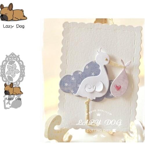 Crane Animal Background Metal Cutting Dies Scrapbooking Stencil DIY Craft Embossing Die Cuts Card Making New Dies For 2019