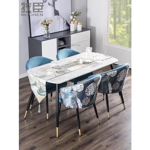 Nordic Light Luxury Dining Chair Home Makeup Chair Net Red Ins Chair Bedroom Simple Modern Nordic Desk Chair