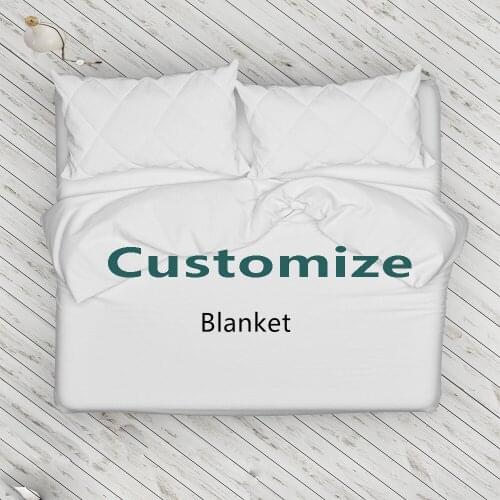 Dropshipping Customize Blanket for Gift with Innovation Sincerity Special Bedding Set for Friends Kids