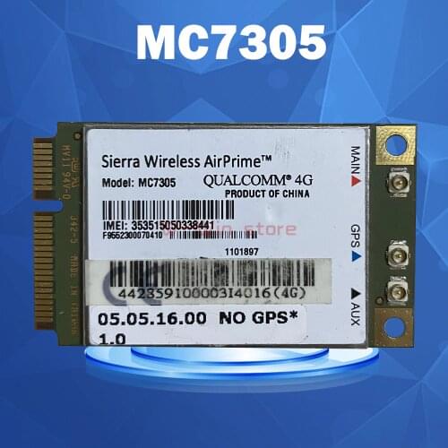 Unlocked Sierra Wireless Airprime MC7305 4G 3G 100Mb Mini PCI-E M.2 Wifi WWAN Card Module HSPA+ EDGE GPS LTE 1800/2100/2600 MHz