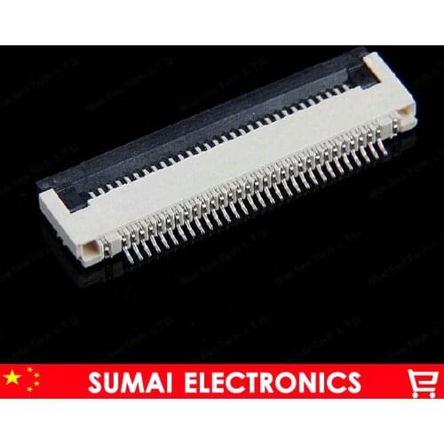 100pcs FPC/FFC connector cable socket 30 pin 0.5mm connector for LCD screen interface of DVD/GPS/MP3/PDA/Phone ect.ROHS