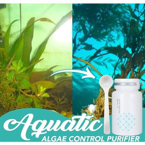 Crystal Clear Algae Repellent Agent Tank Moss Remover Aquarium Algaecide 50g Eliminates Excessive Moss Algae Control Algae