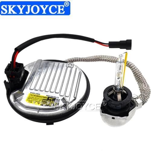 SKYJOYCE 1 Set DDLT004 8596745010 55W D4S D4R HID Ballast Kit Car Light Xenon D2S D2R Super Fast Bright Auto Lamp Bulbs 5500K