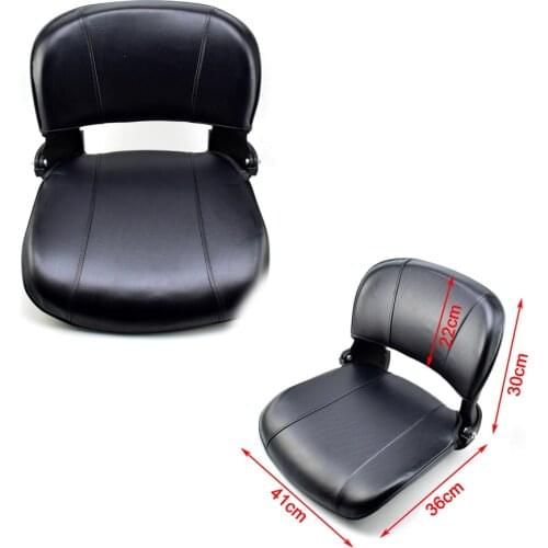 Go Kart ATV Comfortable Folding Seat cushion of PU leather density foam for Drift Trike Racing Car Saddle Replacement small size