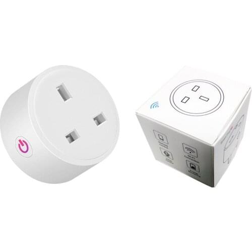 UK Plug Smart Socket With Power Statistics Wireless WIFI Remote Control Socket Voice Control Timing Home Power Socket