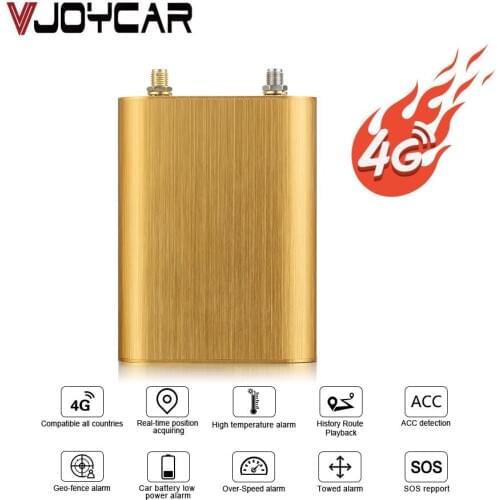 VJOYCAR MT600 4G LTE Vehicle GPS Tracker GPS Locator SMS GPRS External Antenna Locator Device Vehicle Towing Alarm Free APP&Web