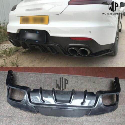 High Quality Carbon Fiber Car body kit Rear diffuser lip For Porsche Panamera 970 Car styling 14-17