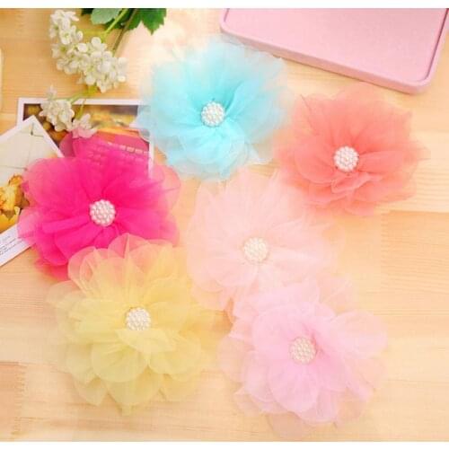 Super pet hair flower hairpin pet hairpin lovely princess flower jewelry pet accessories 50pcs