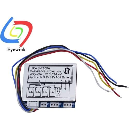 3S /4S 12.6V Lithium Battery Protection Board, 3S 11.1V Polymer 12V 100A Port Band Equalization