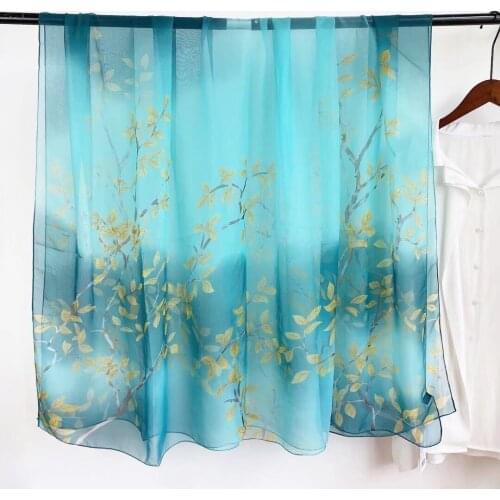 130*180CM Big Women Beach Scarves Soft Floral Printed Long Foulard Wraps For Girls Plus Size Ladies Summer Beachwear Cover Up