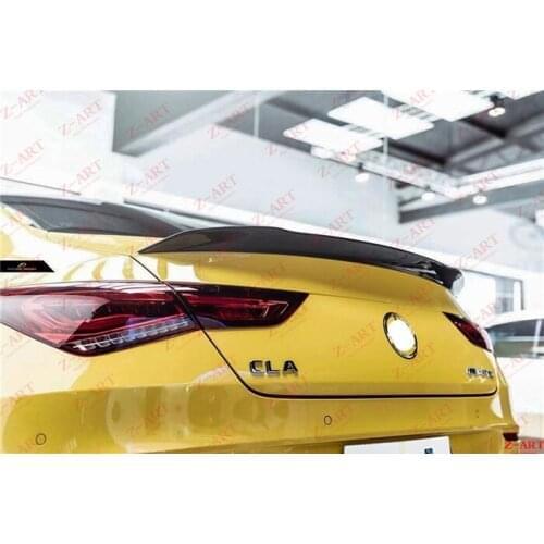 2020 Z-ART CLA carbon fiber rear spoiler for C118 carbon fiber rear wing for all new CLA class carbon fiber rear trunk spoiler