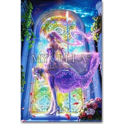 Cartoon,DIY,Diamond Painting,"Beauty Goddess"Diamond Embroidery,Full,Cross Stitch,Diamond Mosaic,Bead Picture,Home Decor