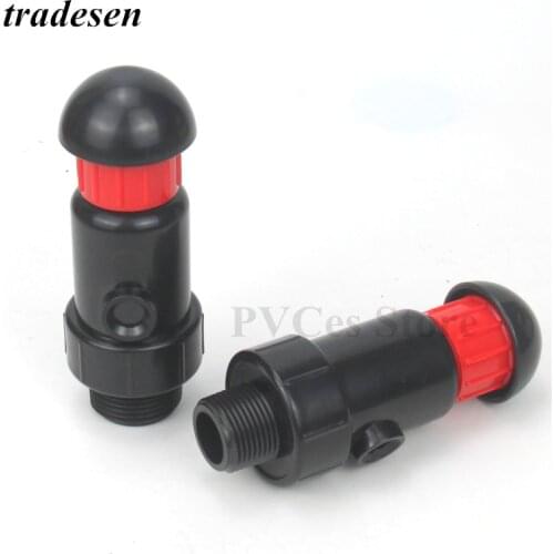 1pcs Plastic 3/4" 1"Male Thread Micro Intake Exhaust Valve For Agriculture Farm Irrigation Automatic Air Atmospheric Pipe Valve