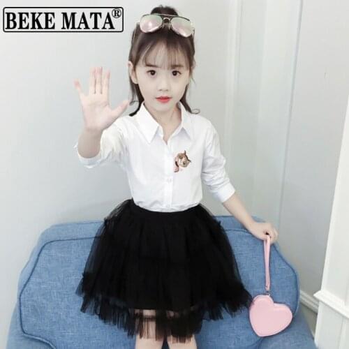 BEKE MATA White Blouses For Girls