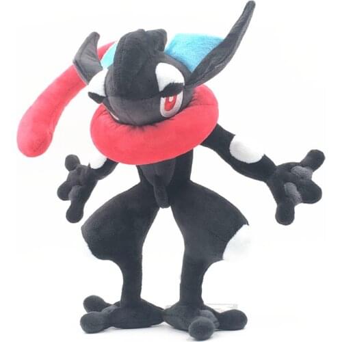 Pokemon Black heterochromatic Greninja Doll Plush Doll Super Evolution Toy Doll Birthday Gift Holiday Gift