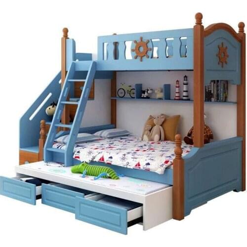 Children bedroom furniture hot sell modern bunk bed