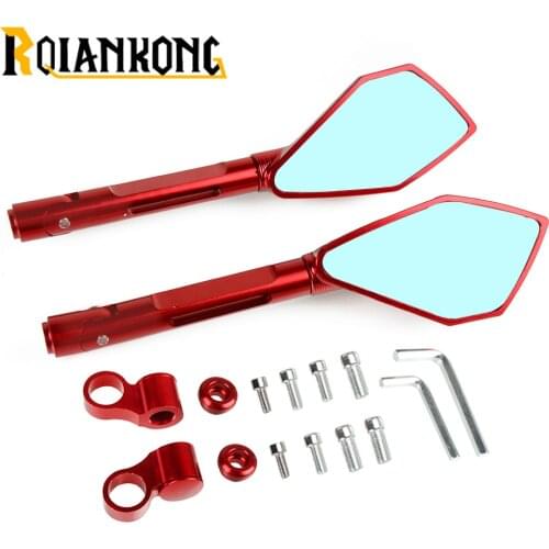For BMW R1200S R1200ST S1000R S1000RR S1000 R/RR CNC Aluminum Motorcycle Rearview Mirrors Glass Rear View Side Mirror Universal