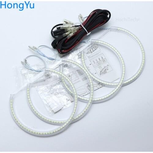 For BMW 5 series E39 OEM 2001 2002 2003 Super Bright white color 3528 SMD led Angel Eyes kit daytime running light DRL