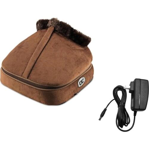 Electric Heated Foot Care Shoe Warmer Cosy Unisex Big Slipper Feet Heat Warm Massage Shoes Massager Insoles Tool Pad