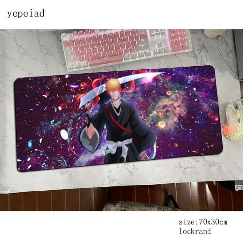Ichigo Kurosaki mouse pad gamer High quality 80x30cm notbook mouse mat gaming mousepad big pad mouse PC desk padmouse mats