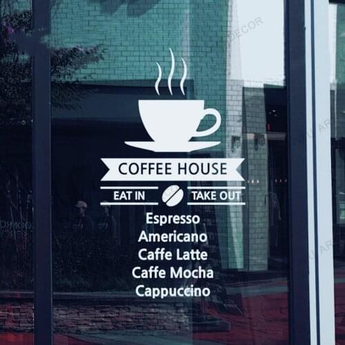 Coffee Shop Sign Quotes Espresso Americano Caffe Latte Mocha Cappuccino Italian For Business Shop Restaurant Cafe Decor rb246