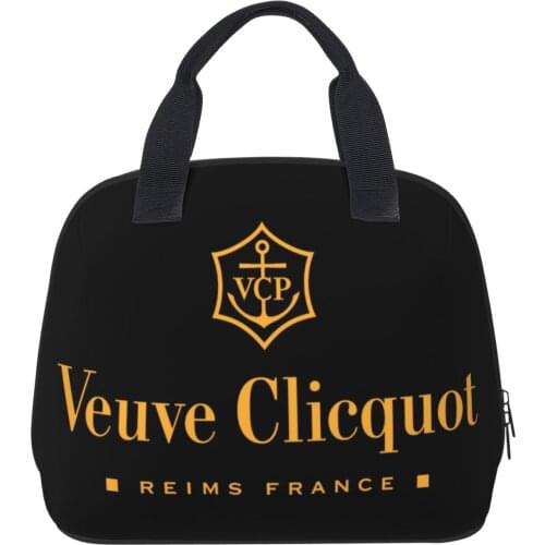 Veuve Clicquot Fashion Shell Lunch Bag Lunch Bag Insulation Bag Multi-purpose Keep Warm and Cold_gyg05