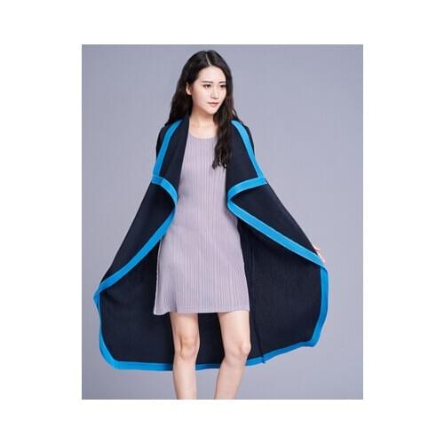 HOT SELLING miyake turn-down collar watchwork outerwear pleated outerwear coat IN STOCK