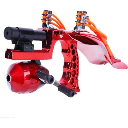 Multi-function Outdoor Fishing Shooting Fish Slingshot Tool Hunting Catapult Sling Shot Arrow Fast bow Darts Mud ball Set Sales