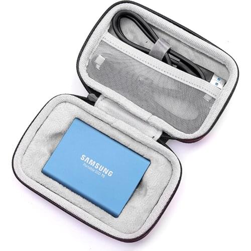New EVA Hard Shockproof Carry Case for Samsung T5 / T3 / T1 Portable SSD 250GB 500GB 1TB 2TB USB 3.1 External Solid State Drives