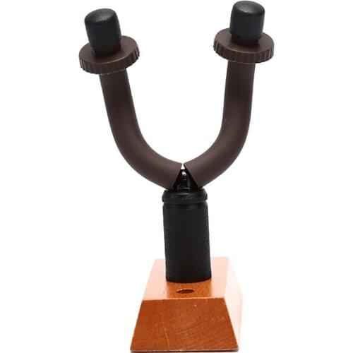 New 1Pc Black Guitar Stand Hanger Hook Holder Wall Mount Stand Rack Bracket Display Fits Most Guitar Bass +2pc Screws+2pc Dowels