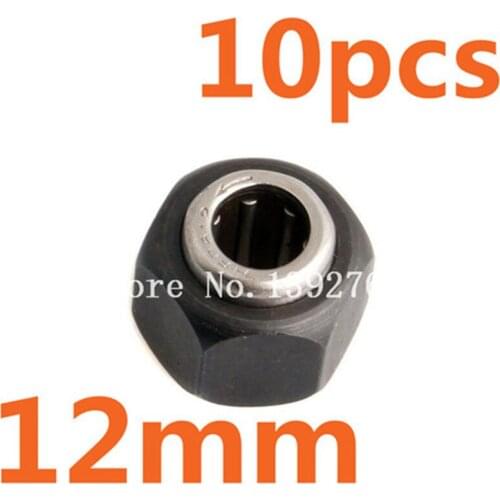 Wholesale 10pcs/lot HSP R025 Hex 12mm Nut One-way Bearing For VX 18 16 21 Nitro Engine Parts 1/10 Scale Models RC Car Baja