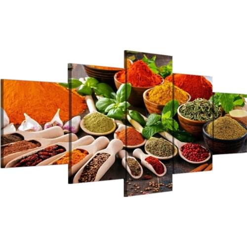 Poster canvas painting Picture wall picture spices and seasonings art canvas posters wall art Painting home decor landcape art
