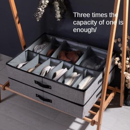 Luluhut Transparent shoes box Drawer organizer for shoe storage Foldable box for shoe Home shoe storage boxes under bed storage
