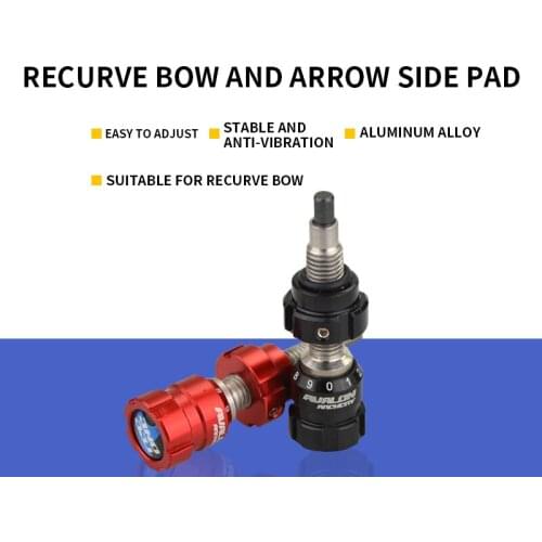 Recurve Bow And Arrow Side Pad Aluminum Alloy Arrow Side Pad Bow And Arrow Equipment Accessories