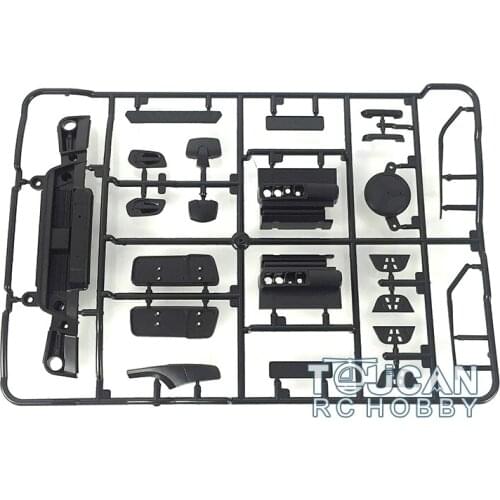 Rear View Mirror Light Mount Wiper for 1/14 Hercul RC Bz 1851 Tractor Truck TH17046-SMT2